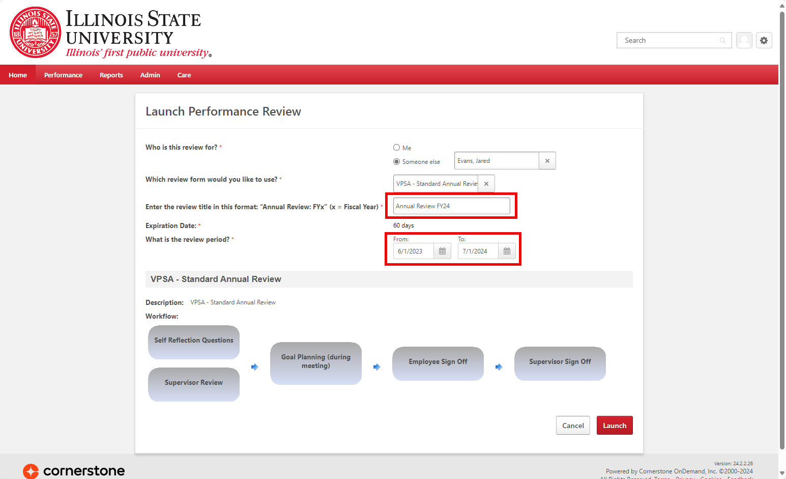 Launch Performance Review