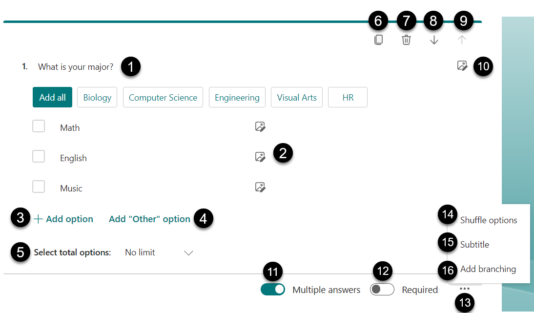 Image of sample multiple choice question